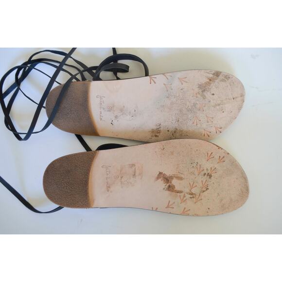 beek Amethyst Toe-Ring Ankle-Wrap Sandals - Picture 5 of 5